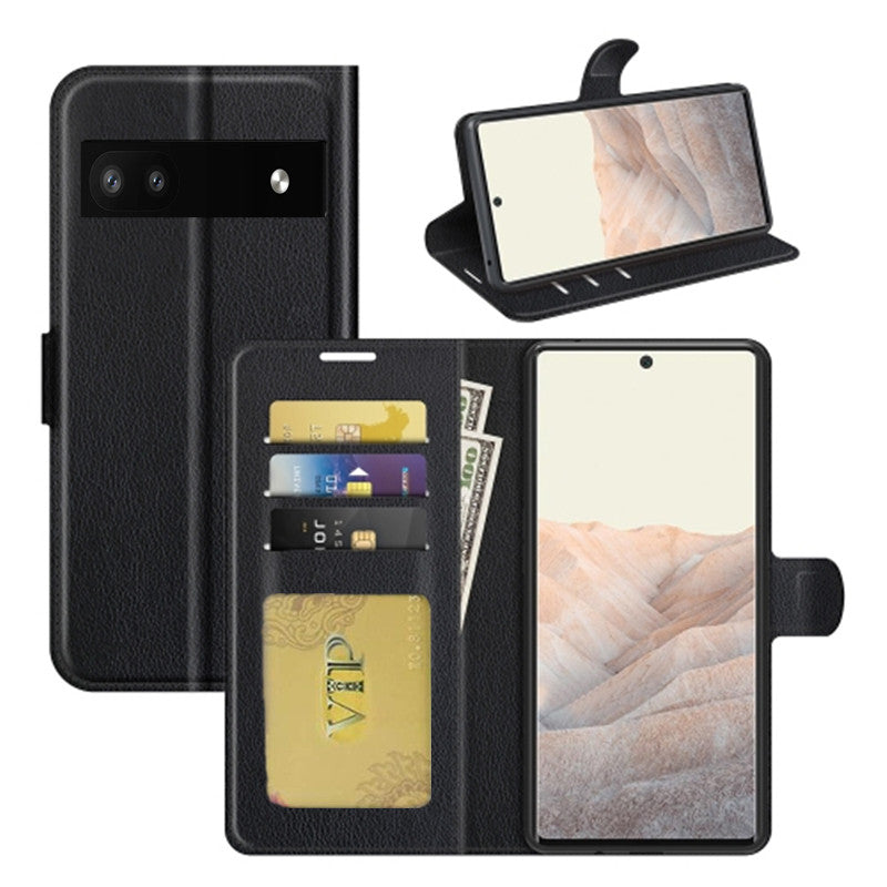Leather Folio Wallet Case for Google Pixel 6a Leather Folio Wallet Case for Google Pixel 6a